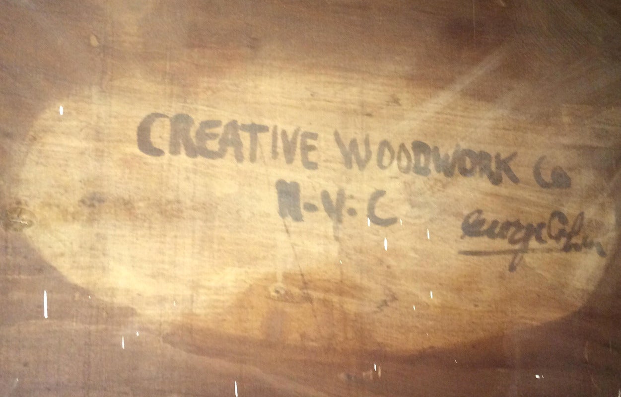 Mid-20th Century Custom Mid Century Walnut Credenza by Creative Woodwork Co., NYC