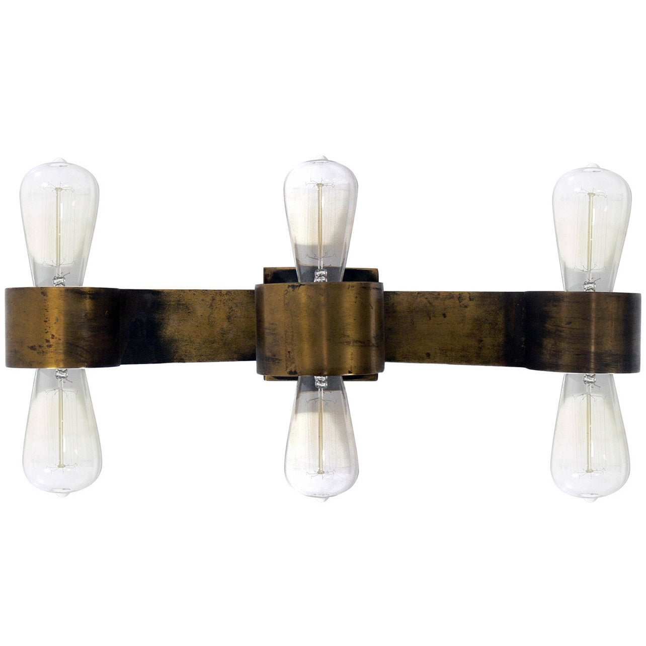 Bronze Three-Arm Sconce