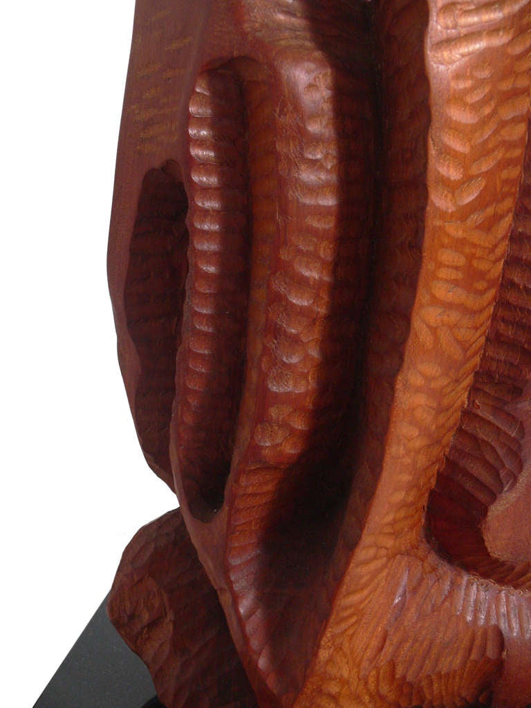 Group of Modernist Carved Wood Sculptures 1