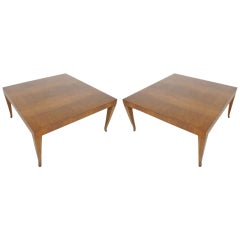 Paire de tables basses ou grandes tables d'extrémité conçues par T.H. Robsjohn Gibbings