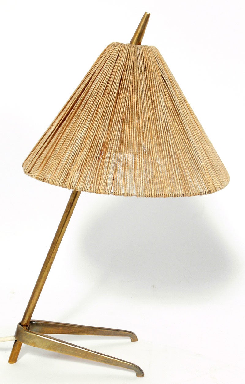 Selection of Modernist Brass Desk Lamps