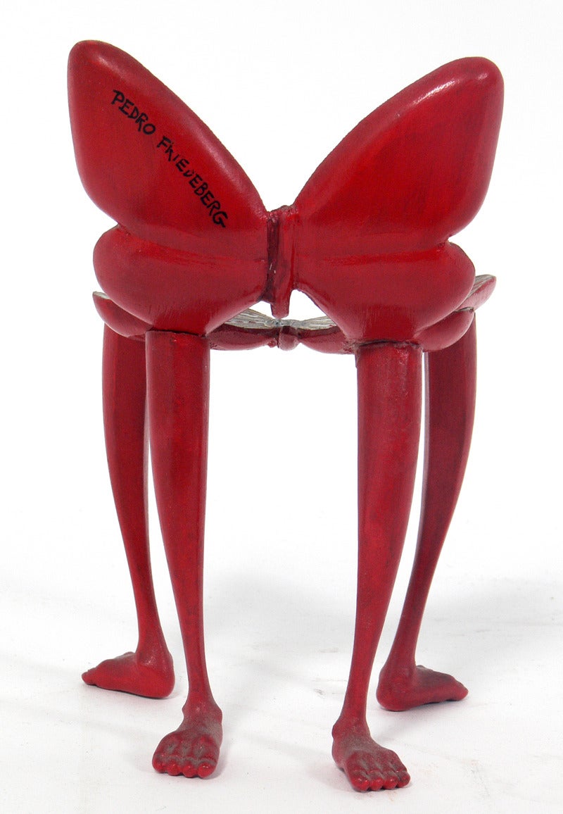 Mexican Butterfly Chair Sculpture by Pedro Friedeberg