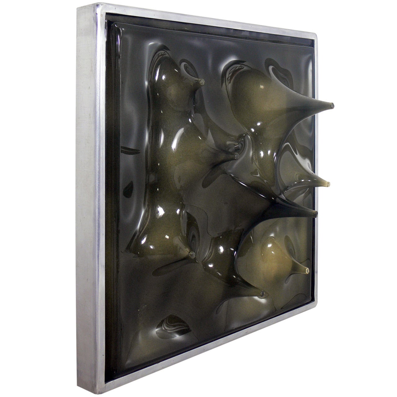 Modernist Wall Sculpture by Ed McGowin at 1stDibs