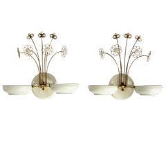 Pair of Elegant Sconces in the manner of Paavo Tynell