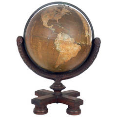 Large Scale 19th Century Antique Globe