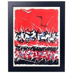 Vibrant Abstract Color Lithograph #4 by Angelo Savelli 7