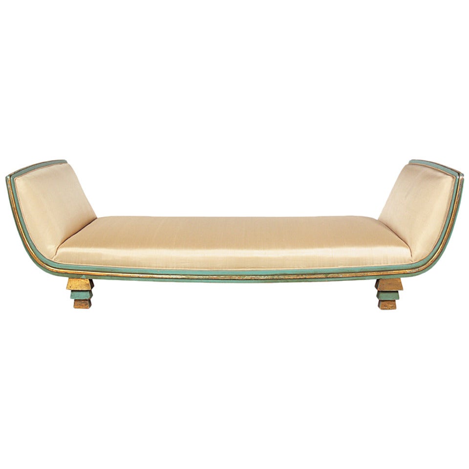 Rare Skyscraper Daybed or Chaise Longue Designed by Paul Frankl