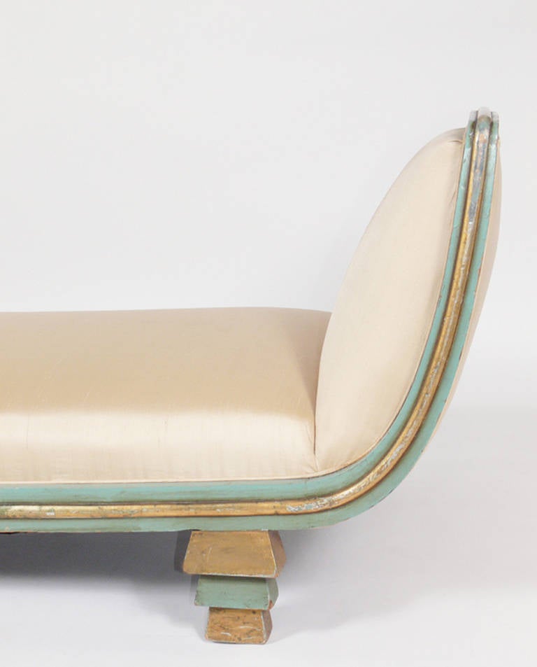 Art Deco Rare Skyscraper Daybed or Chaise Longue Designed by Paul Frankl