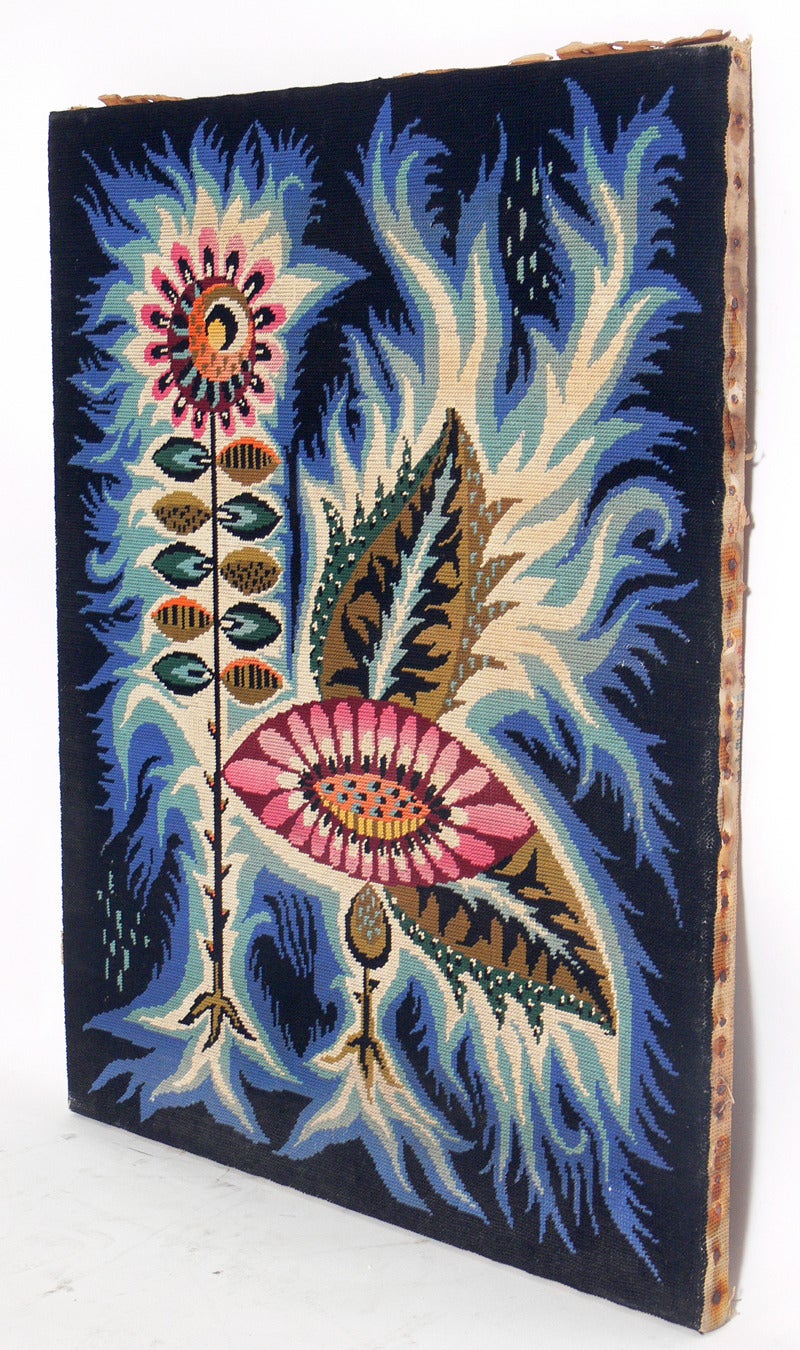 Group of Vibrant French Modernist Tapestries at 1stDibs