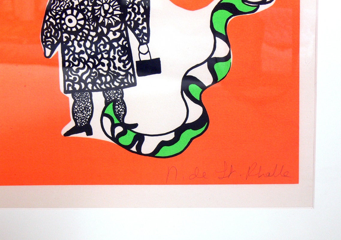 French Selection of Colorful Modern Lithographs by Niki de Saint Phalle