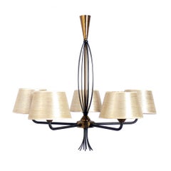 Modern French Chandelier in the Manner of Jean Royere