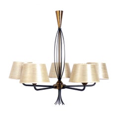 Modern French Chandelier in the Manner of Jean Royere