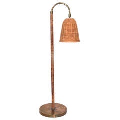 Danish Modern Floor Lamp In The Manner Of Paavo Tynell