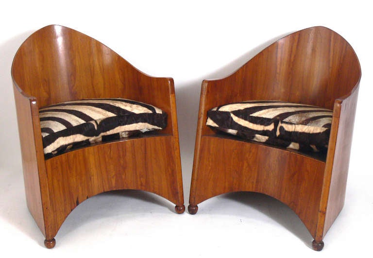 Pair of Rare Modernist Chairs by Walter von Nessen