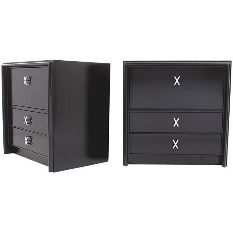 Pair of Paul Frankl Nightstands in Your Color Choice
