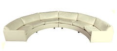Curved Sofa by Milo Baughman