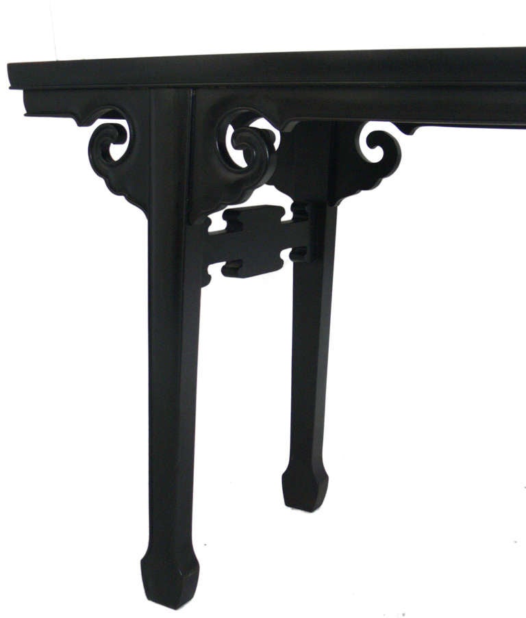 American Chinoiserie Console Table designed by Winsor White for Baker