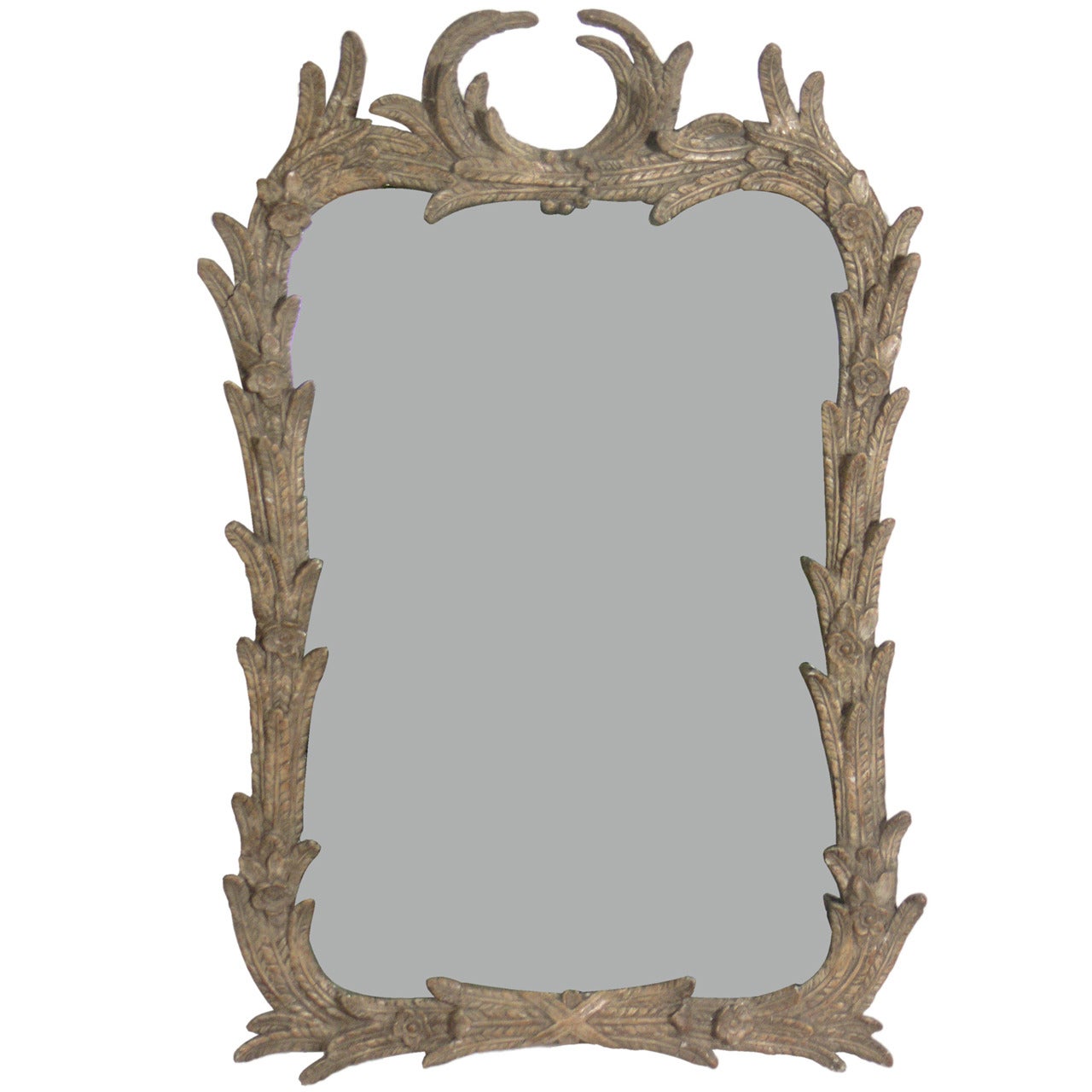 Elegant 1940's Floriform Mirror