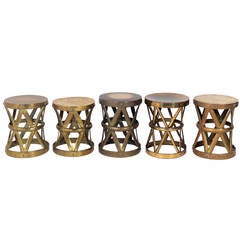 Selection of Brass Stools