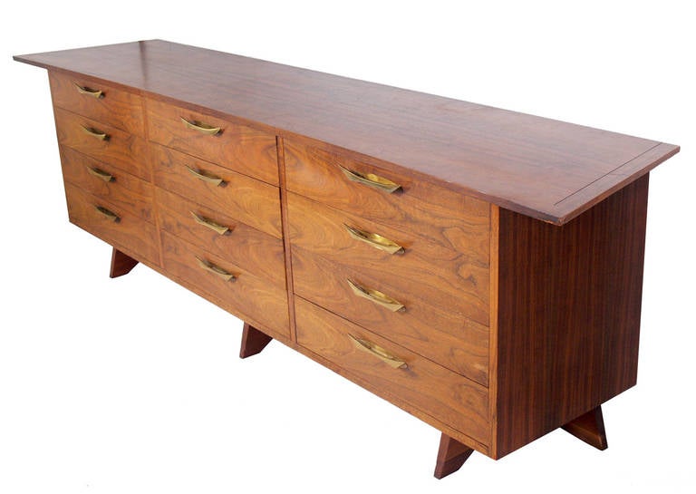 American Large Scale Walnut Chest by George Nakashima