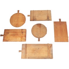 Great Wall Sculpture Collection of Antique Wood Cutting Boards
