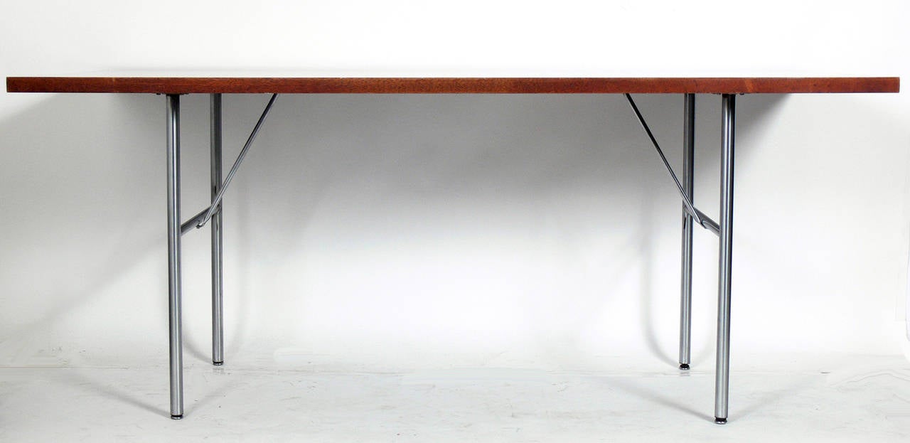 American Clean Lined Desk or Dining Table by George Nelson for Herman Miller