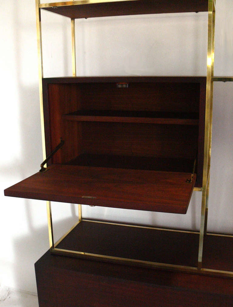American Modern Etagere and Credenza in the manner of Paul McCobb