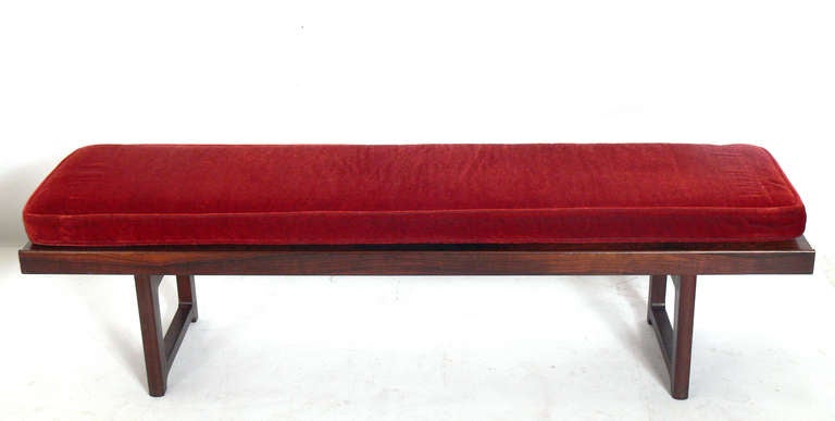 Mid-20th Century Danish Modern Rosewood Bench or Coffee Table