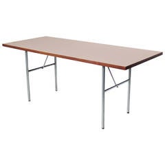 Clean Lined Desk or Dining Table by George Nelson for Herman Miller