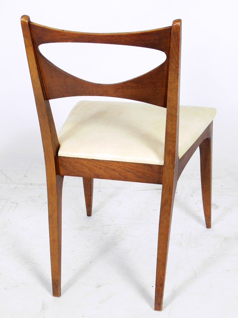 Set of Six Mid Century Modern Dining Chairs by John Van Koert for Drexel In Good Condition In Atlanta, GA