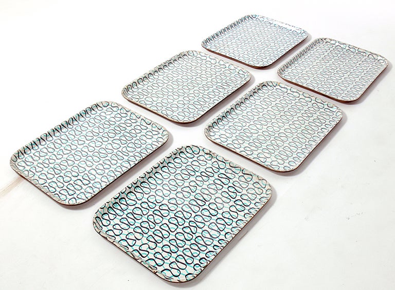 Group of Trays designed by George Nelson for Bolt-A-Best In Good Condition In Atlanta, GA