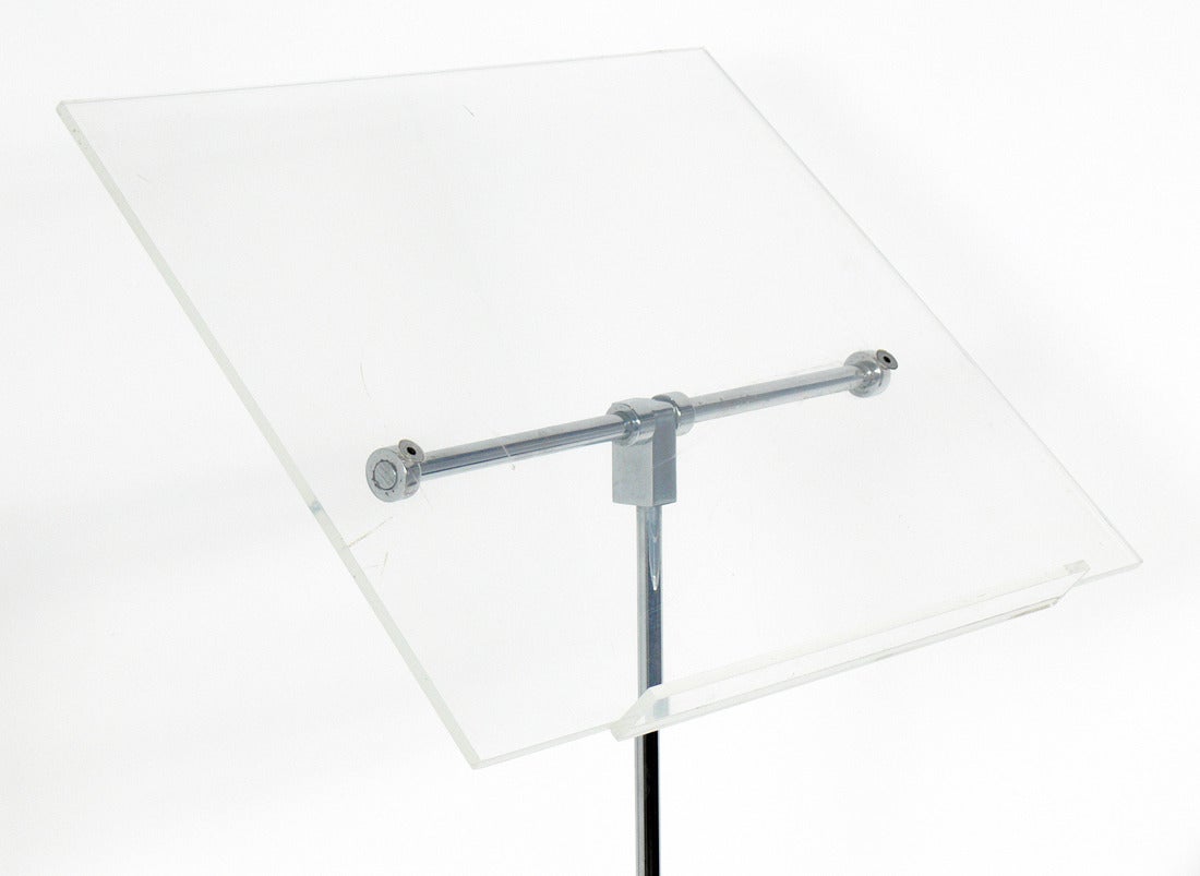 music stand podium