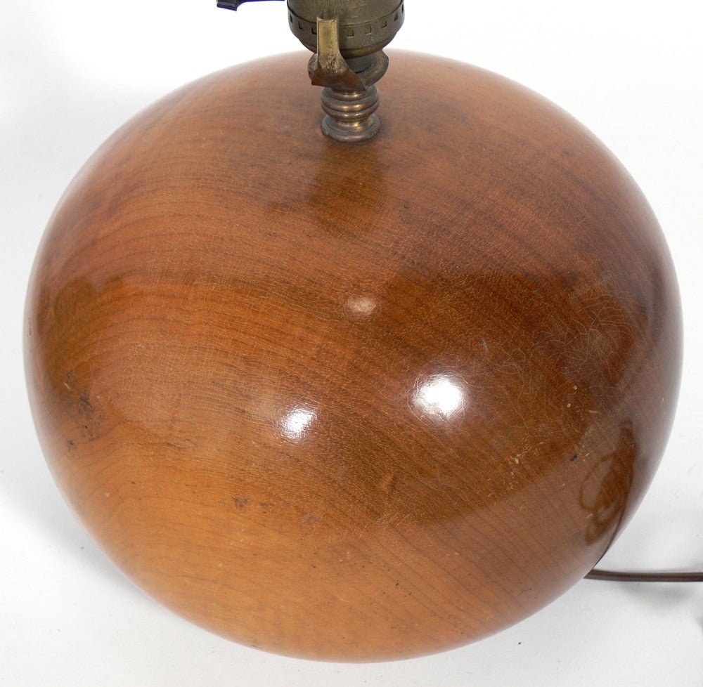 Selection of Wood and Rope Table Lamps In Good Condition In Atlanta, GA