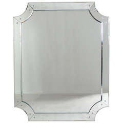 Elegant Clean Lined Venetian Mirror