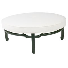 Large Circular Asian Inspired Bench