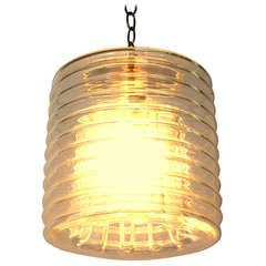 Lampada a sospensione o lampadario moderno in vetro italiano