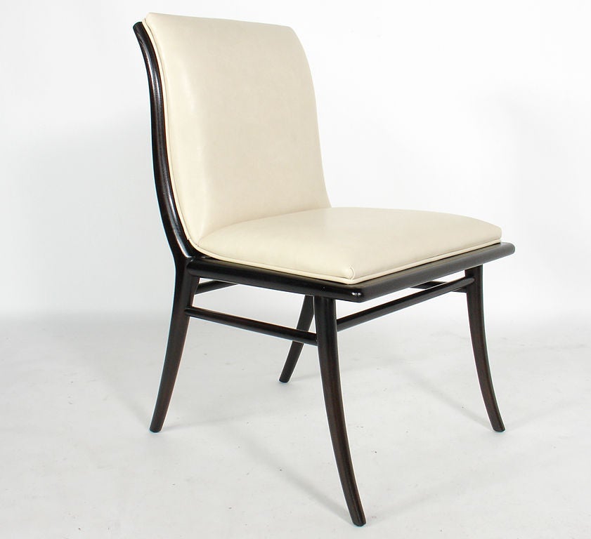 American Elegant Desk and Chair designed by T.H. Robsjohn-Gibbings