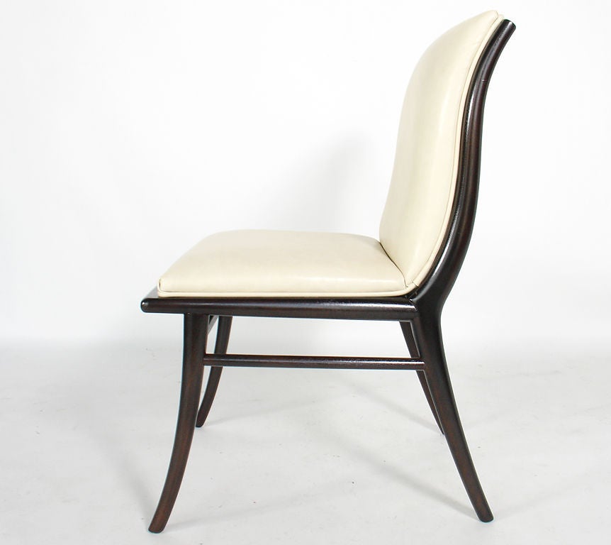 Elegant Desk and Chair designed by T.H. Robsjohn-Gibbings In Excellent Condition In Atlanta, GA