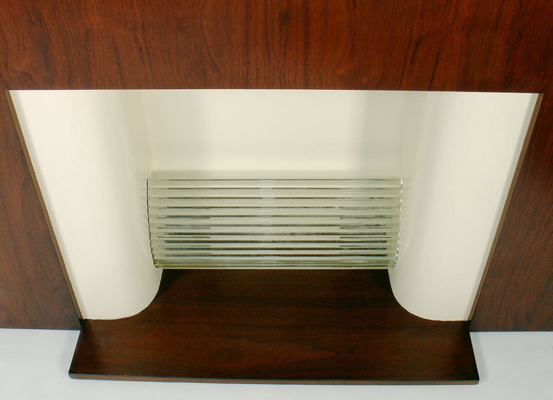 Art Deco Faux Fireplace Mantle In Excellent Condition In Atlanta, GA