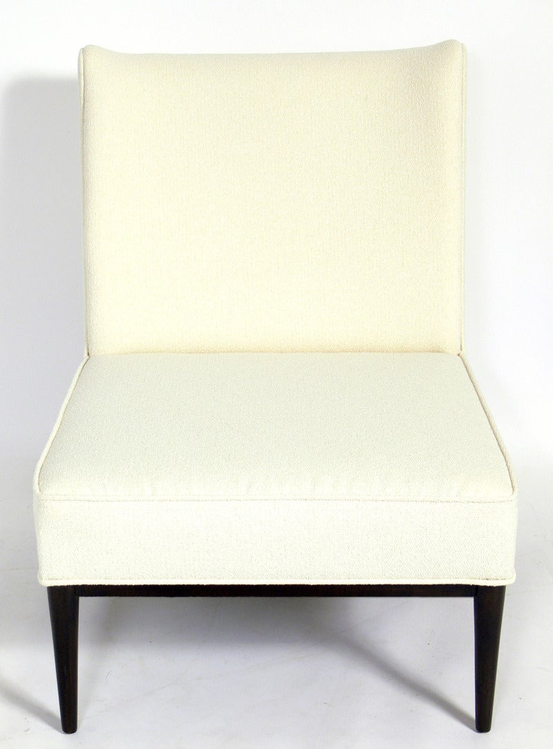 Mid-Century Modern Low Slung Modern Slipper Chair by Paul McCobb