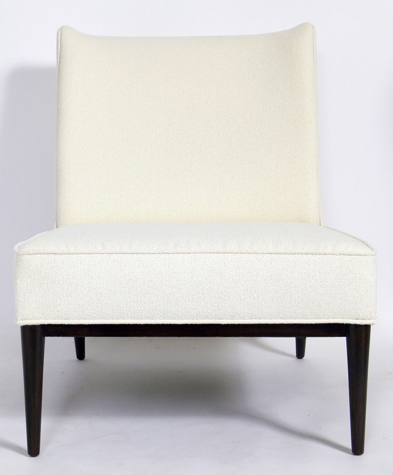 American Low Slung Modern Slipper Chair by Paul McCobb