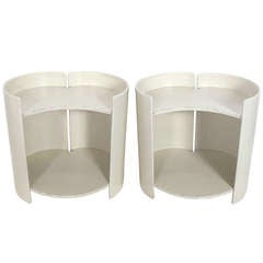 Pair of Modern End Tables or Night Stands by Kazuhide Takahama for Gavina
