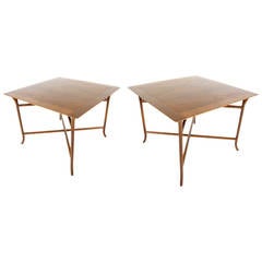 Pair of Large Side Tables Designed by T.H. Robsjohn-Gibbings