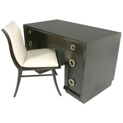Elegant Desk and Chair designed by T.H. Robsjohn-Gibbings