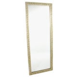 Vintage Greek Key Mirror with Great Patina Vintage Greek Key Mirror with Great Patina