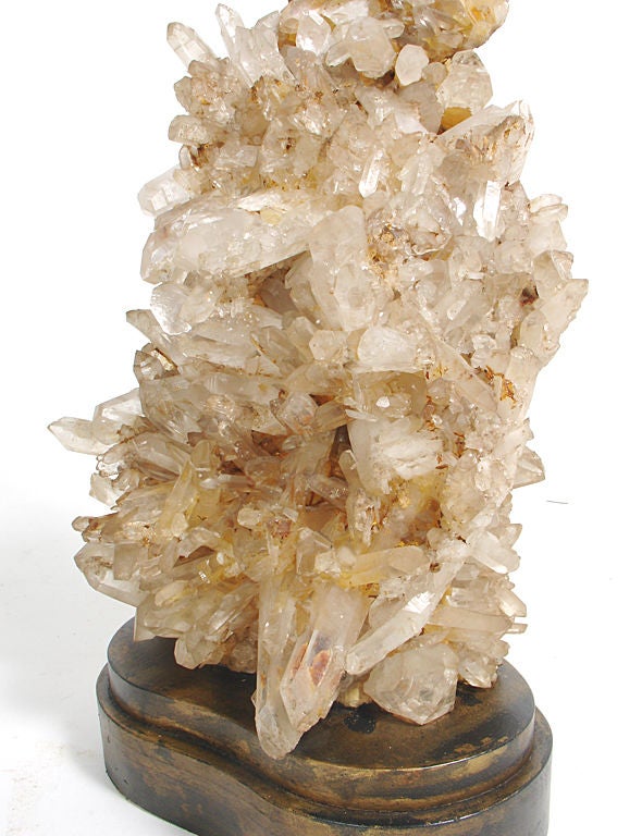 Rock Crystal Lamp designed by Carole Stupell 1
