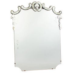 Vintage Elegant 1940
s Mirror with Great Patina