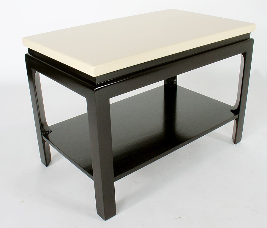 Pair of Cork Top End Tables designed by Paul Frankl