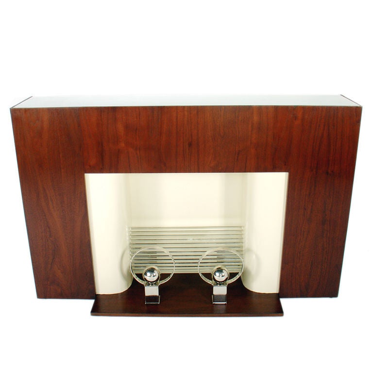 Art Deco Faux Fireplace Mantle