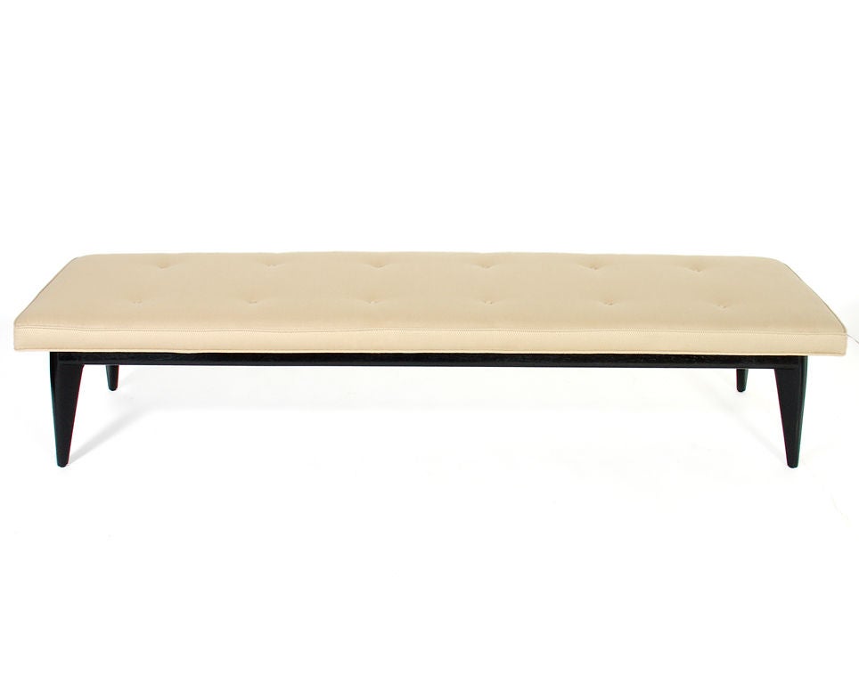 Large Scale Modernist Italian Bench 7 Foot Length